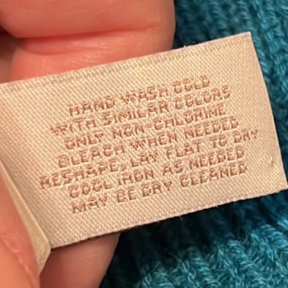 Chico’s Cowl Neck Sweater in Blue, Size Chico One,  Size Small, EUC - Picture 15 of 17